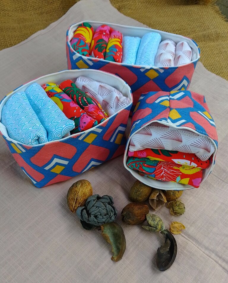 Pochette de rangement de #LaFabrikduReutilisable